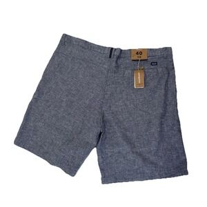 NWT Patagonia Men's Quandary Shorts Size 40 Gray Hemp Organic Cotton